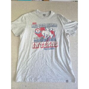 Texas Rangers 2023 World Series Champs Tee '47 Brand Medium